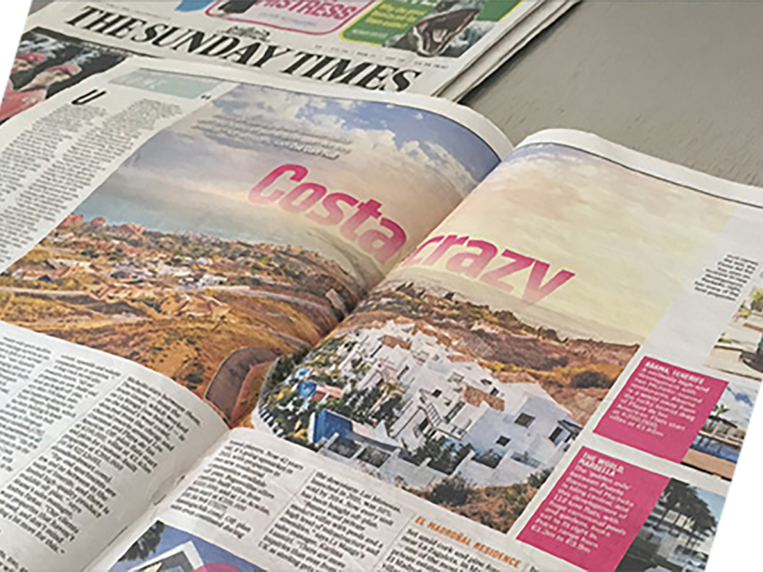 El Madronal Residence named as one of the top 10 off-plan developments in Spain - The Sunday Times (June 2015)